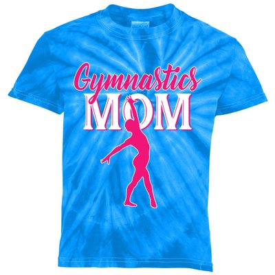 Funny Gymnastics Mom Cute Gymnast Mom Mother's Day Mommy Gift Kids Tie-Dye T-Shirt