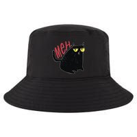 Funny Grumpy Meh Cat Cool Comfort Performance Bucket Hat