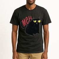 Funny Grumpy Meh Cat Tall T-Shirt
