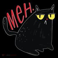 Funny Grumpy Meh Cat City Backpack
