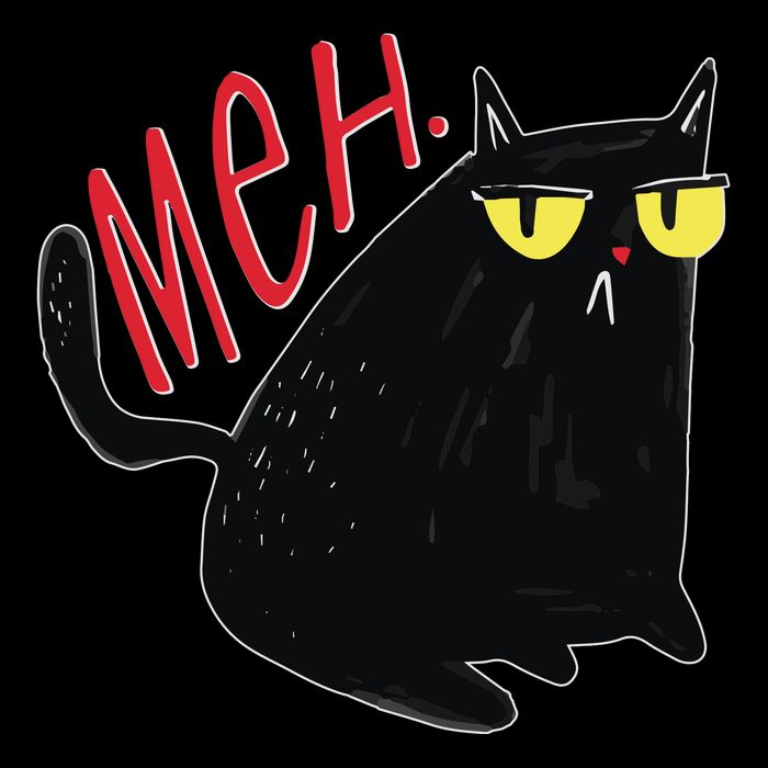 Funny Grumpy Meh Cat Toddler T-Shirt