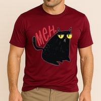 Funny Grumpy Meh Cat Performance Shirt