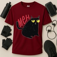 Funny Grumpy Meh Cat Performance Shirt