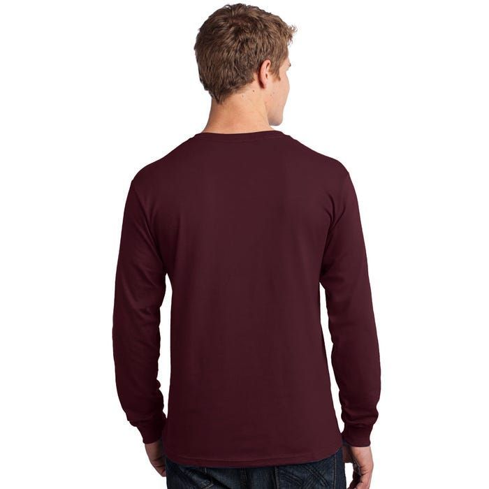 Funny Grumpy Meh Cat Tall Long Sleeve T-Shirt