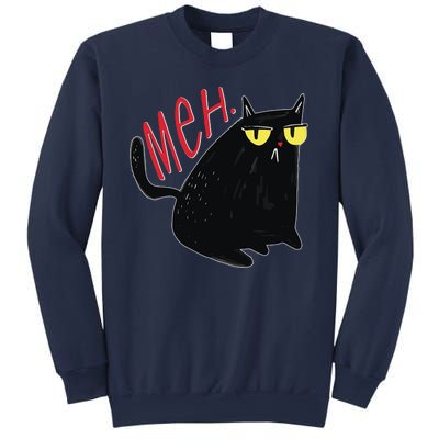 Funny Grumpy Meh Cat Sweatshirt