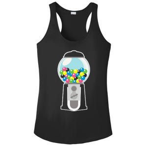 Fun Gumball Machine Costume CANDY GUM HALLOWEEN BIRTHDAY Ladies PosiCharge Competitor Racerback Tank