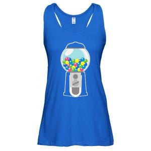 Fun Gumball Machine Costume CANDY GUM HALLOWEEN BIRTHDAY Ladies Essential Flowy Tank