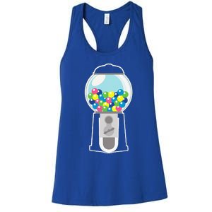 Fun Gumball Machine Costume CANDY GUM HALLOWEEN BIRTHDAY Women's Racerback Tank