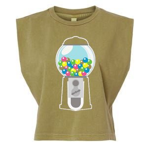 Fun Gumball Machine Costume CANDY GUM HALLOWEEN BIRTHDAY Garment-Dyed Women's Muscle Tee