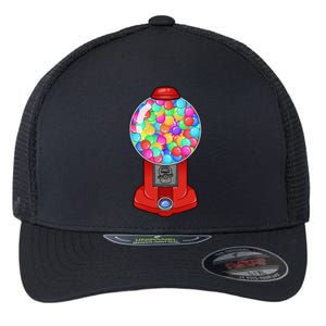 Funny Gumball Machine Halloween Gum Dispenser Easy Costume Flexfit Unipanel Trucker Cap