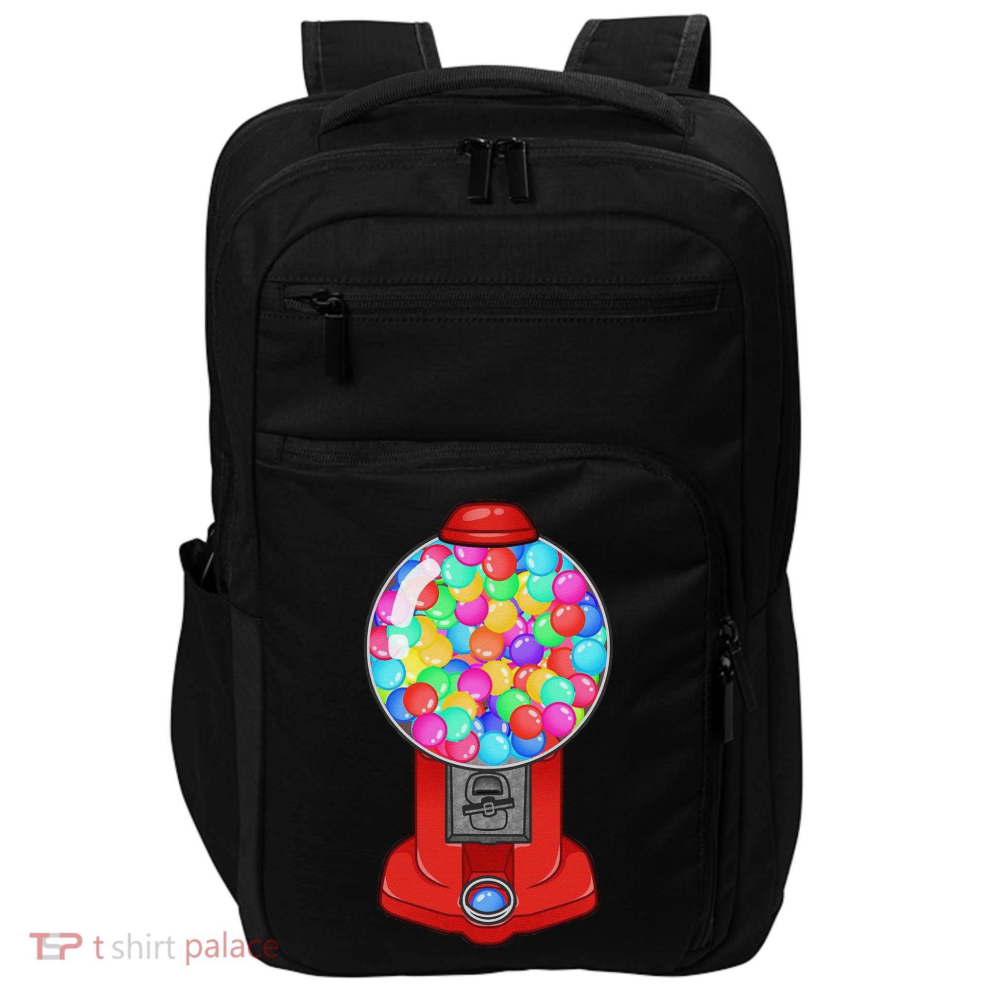 Funny Gumball Machine Halloween Gum Dispenser Easy Costume Impact Tech Backpack
