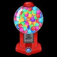 Funny Gumball Machine Halloween Gum Dispenser Easy Costume Drawstring Bag