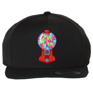 Funny Gumball Machine Halloween Gum Dispenser Easy Costume Wool Snapback Cap