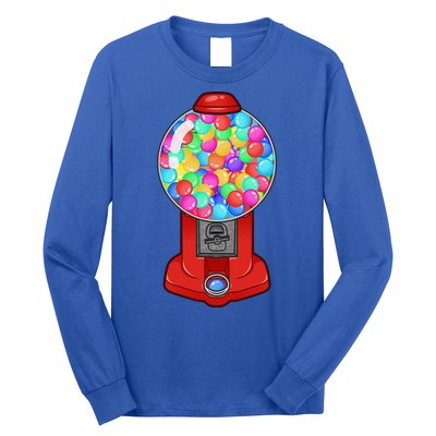 Funny Gumball Machine Halloween Gum Dispenser Easy Costume Long Sleeve Shirt