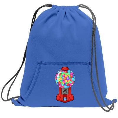 Funny Gumball Machine Halloween Gum Dispenser Easy Costume Sweatshirt Cinch Pack Bag