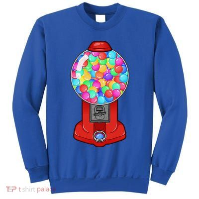 Funny Gumball Machine Halloween Gum Dispenser Easy Costume Tall Sweatshirt