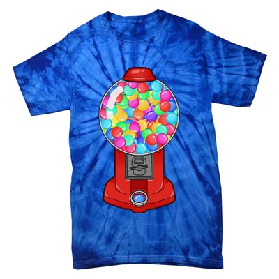 Funny Gumball Machine Halloween Gum Dispenser Easy Costume Tie-Dye T-Shirt