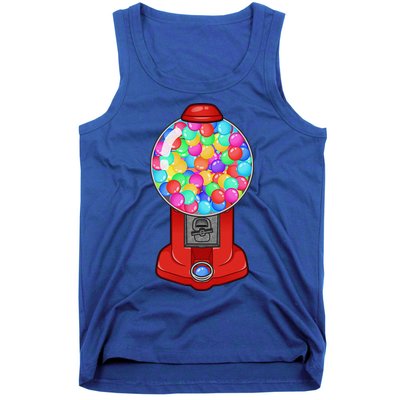 Funny Gumball Machine Halloween Gum Dispenser Easy Costume Tank Top