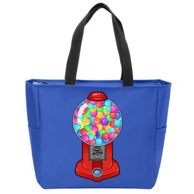 Funny Gumball Machine Halloween Gum Dispenser Easy Costume Zip Tote Bag