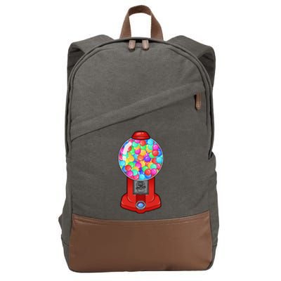 Funny Gumball Machine Halloween Gum Dispenser Easy Costume Cotton Canvas Backpack