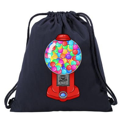 Funny Gumball Machine Halloween Gum Dispenser Easy Costume Drawstring Bag