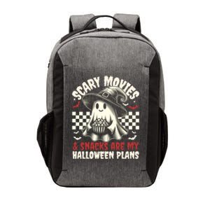 Funnycute Ghost Movies & Snacks Lovers Halloween Costume Spooky Vector Backpack