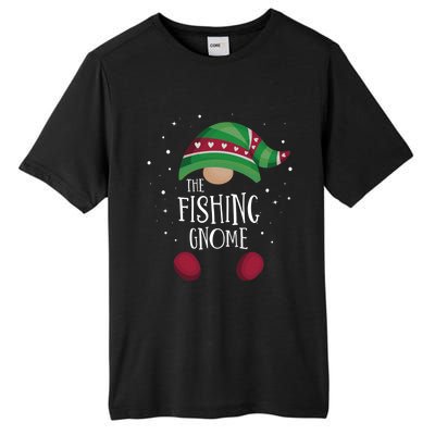 Fishing Gnome Matching Christmas Pjs Family Pajamas Fishing Gift Tall Fusion ChromaSoft Performance T-Shirt