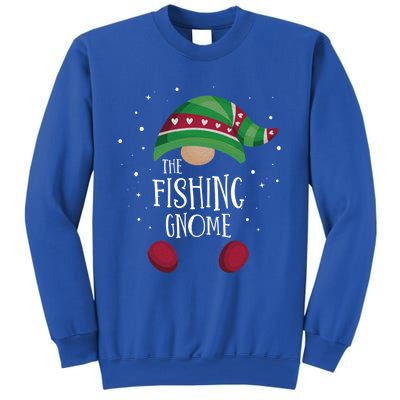 Fishing Gnome Matching Christmas Pjs Family Pajamas Fishing Gift Sweatshirt