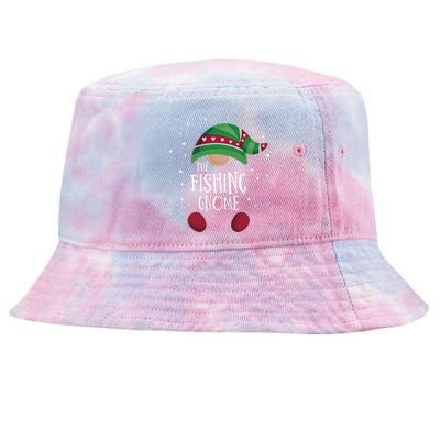 Fishing Gnome Matching Christmas Pjs Family Pajamas Fishing Gift Tie-Dyed Bucket Hat