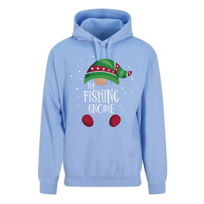 Fishing Gnome Matching Christmas Pjs Family Pajamas Fishing Gift Unisex Surf Hoodie