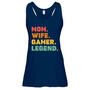 Funny Gamer Mom Wife Gamer Legend Gaming Women Video Game Ladies Essential Flowy Tank