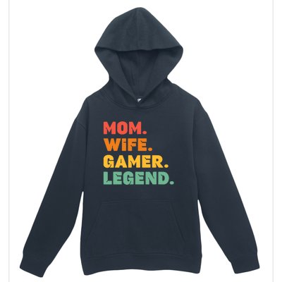 Funny Gamer Mom Wife Gamer Legend Gaming Women Video Game Urban Pullover Hoodie