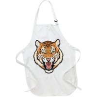 Funny Growling Mouth Open Bengal Tiger Apron