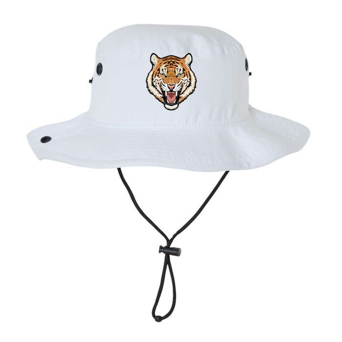 Funny Growling Mouth Open Bengal Tiger Legacy Cool Fit Booney Bucket Hat