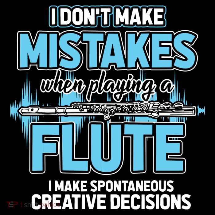 Flutist Gifts Musician Musical Instrument Flute Tall T-Shirt