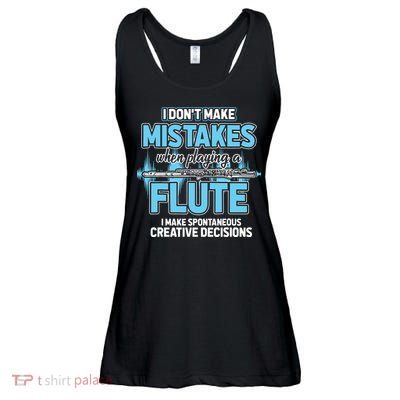 Flutist Gifts Musician Musical Instrument Flute Ladies Essential Flowy Tank