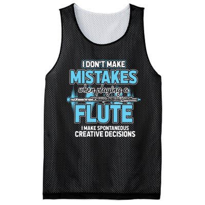 Flutist Gifts Musician Musical Instrument Flute Mesh Reversible Basketball Jersey Tank