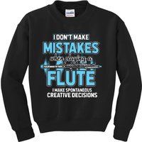 Flutist Gifts Musician Musical Instrument Flute Kids Sweatshirt