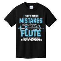 Flutist Gifts Musician Musical Instrument Flute Kids T-Shirt