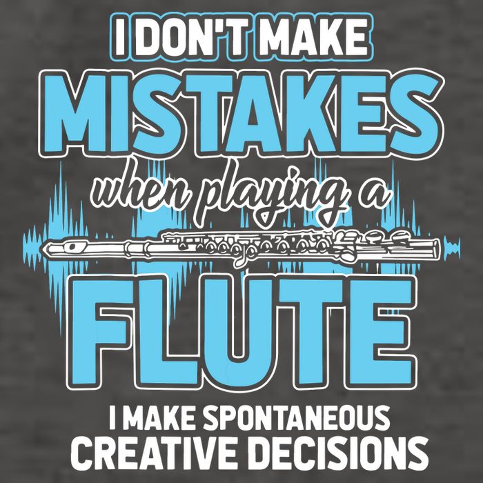 Flutist Gifts Musician Musical Instrument Flute Vector Backpack