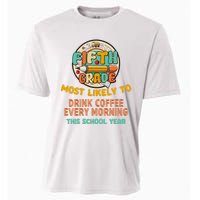 Fifth Grade Most Likely To Drink Coffee Every Morning Cooling Performance Crew T-Shirt