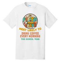 Fifth Grade Most Likely To Drink Coffee Every Morning Tall T-Shirt