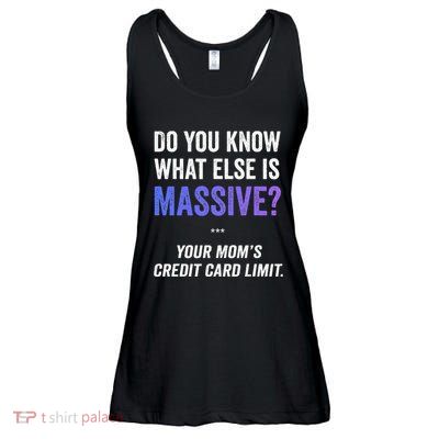 Funny Gaming Meme Massive Credit Card Limit Your Mom Ladies Essential Flowy Tank