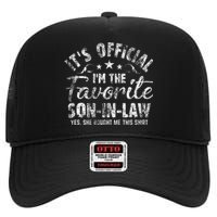 Funny Gift Mother In Law To Son In Law High Crown Mesh Back Trucker Hat