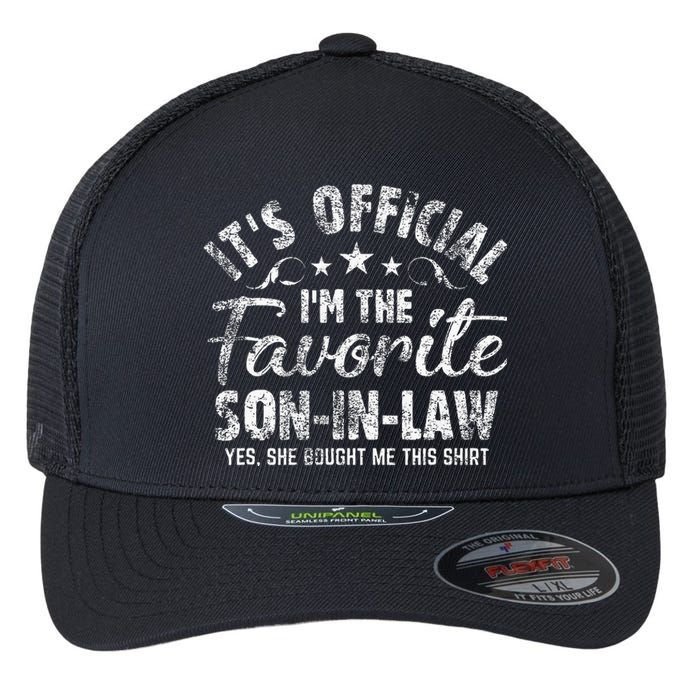 Funny Gift Mother In Law To Son In Law Flexfit Unipanel Trucker Cap