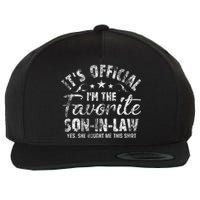 Funny Gift Mother In Law To Son In Law Wool Snapback Cap