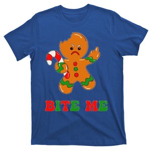 Funny Gingerbread Man Bite Me Christmas Cookie Costume Cute T-Shirt