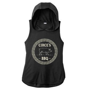 Funny Greek Mythology CirceS Bbq The Odyssey Ladies PosiCharge Tri-Blend Wicking Draft Hoodie Tank