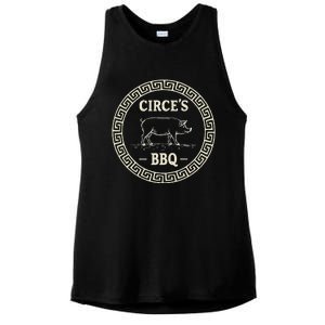 Funny Greek Mythology CirceS Bbq The Odyssey Ladies PosiCharge Tri-Blend Wicking Tank