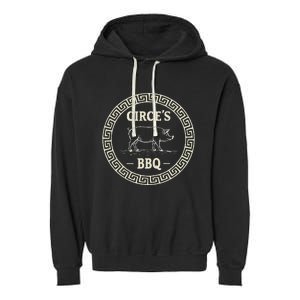 Funny Greek Mythology CirceS Bbq The Odyssey Garment-Dyed Fleece Hoodie